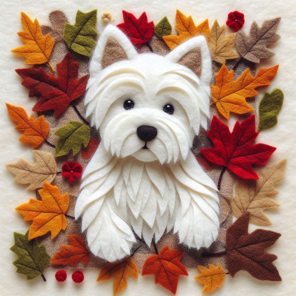 Single Luxury West Highland Terrier Westie Birthday Card (AUT)