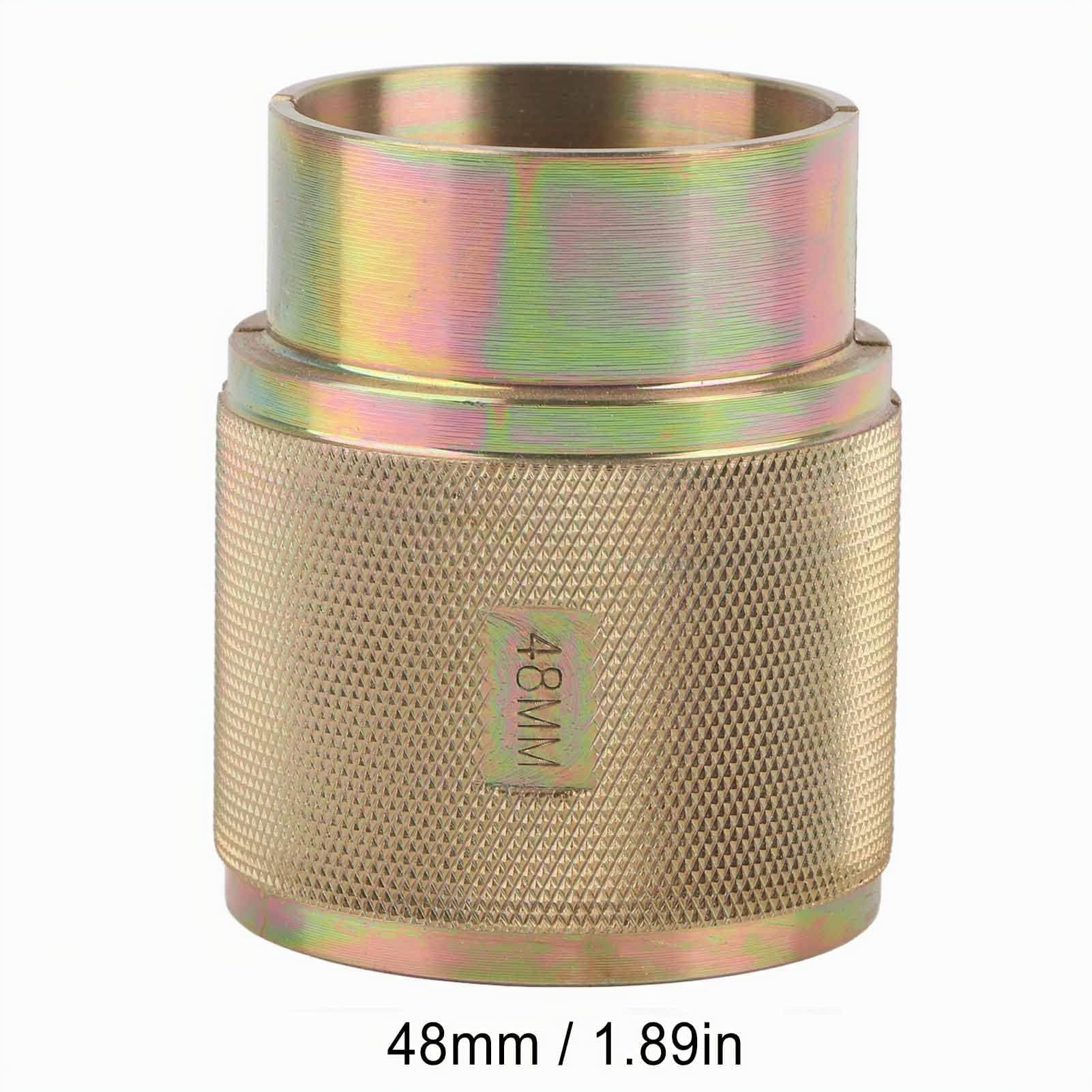 Strumento Driver Guarnizione Forcella, Strumento Driver Guarnizione Olio Forcella Moto Acciaio Al Carbonio Universale per Forcelle Rovesciate Convenzionali (48 mm)