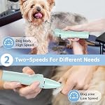 Dog Grooming Kit,【LED independent switch】Dog Clippers Grooming Kit Professional,Low Noise, Electric Rechargeable Cordless, 2 Speed, For Dogs & Cats, Pets, For Eyes, Ears, Face, and Rump