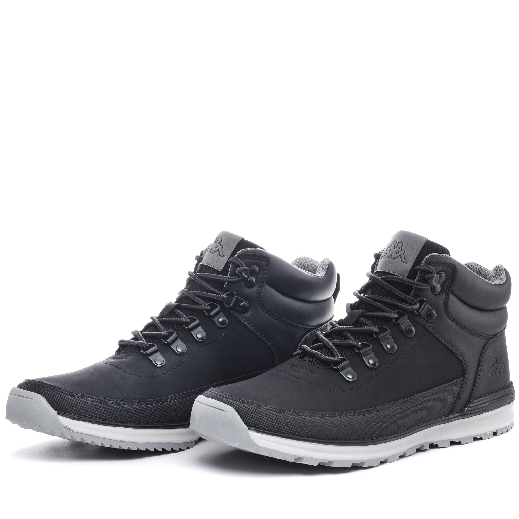 Kappa Men's Noir Trainers Logo Monsi Tige Mid