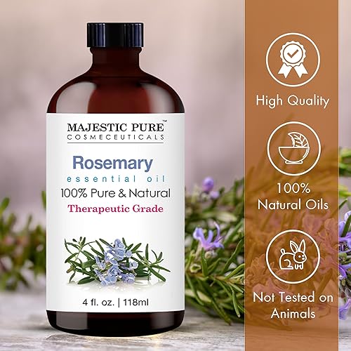 Miniatura 112 de Majestic Pure Aceite esencial de lavanda 100% puro para aromaterapia, masaje y usos tópicos, perfecto para difusor y difusor de aceites esenciales