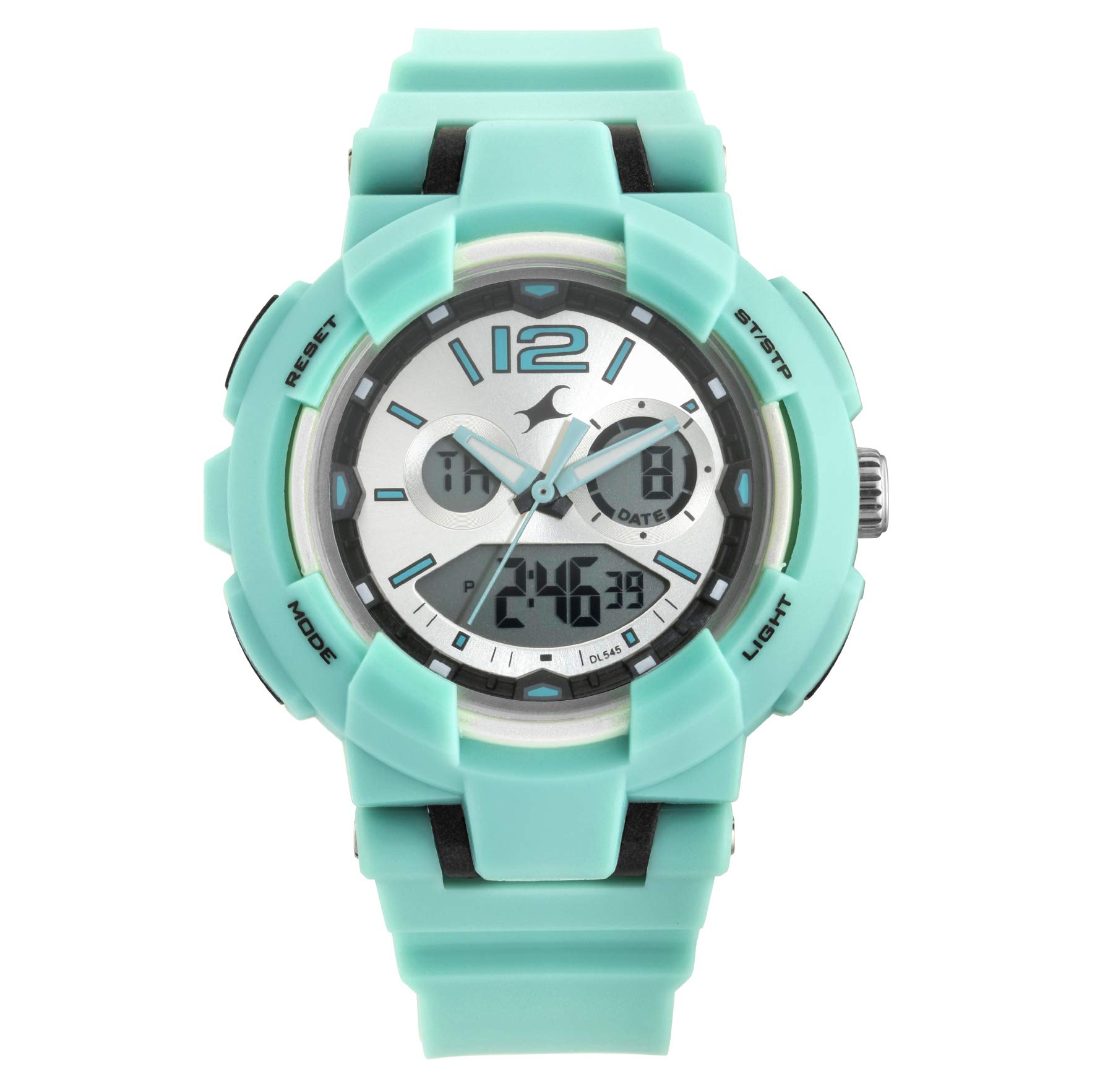 Fastrack Womens Analog-Digital Silver Dial Blue Band Polyurethane Watch (B08R63G494) Amazon Price History, Amazon Price Tracker