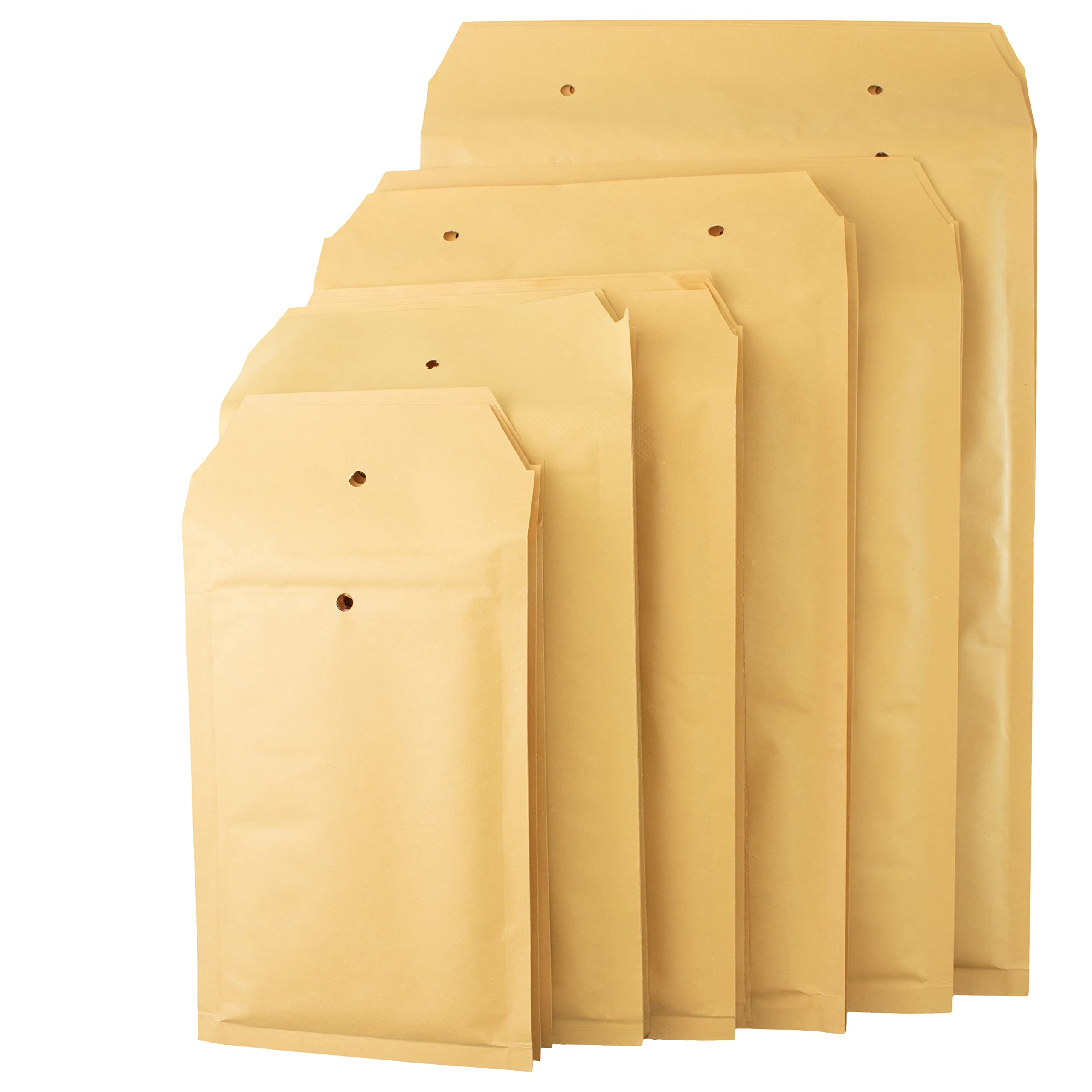Luftpolsterumschläge [braun] - 2/B - (140 mm x 225 mm) - Kraftpapier - [1600 Stück] - | Versandtaschen | Luftpolstertaschen | Verpackungsmaterial | Luftpolsterversandtaschen