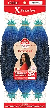 Amazon.com : Outre X-Pression Synthetic Braid - 3X SPRINGY AFRO