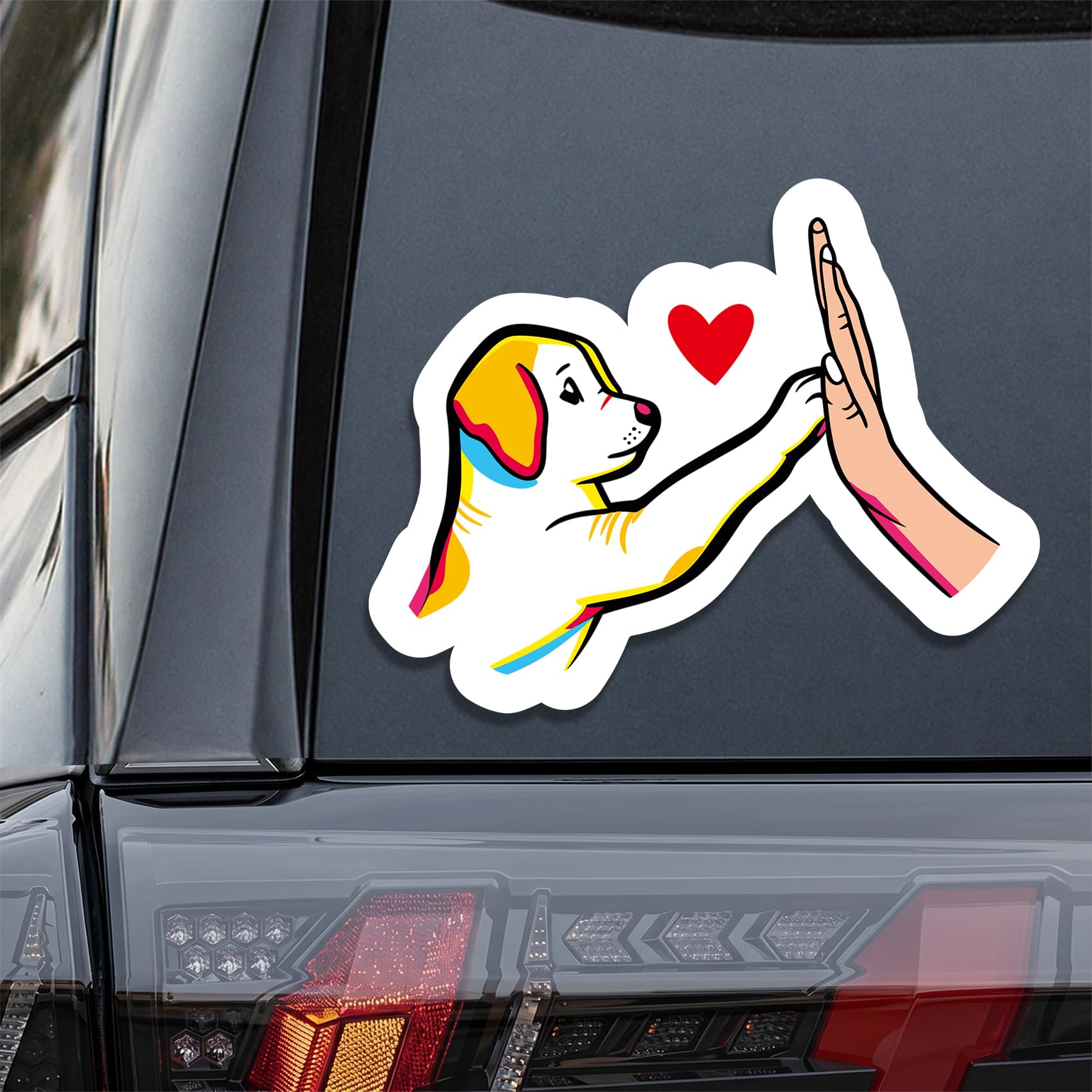 Calcomanía para coche de vinilo que no se despega ni pierde color