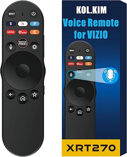 Miniatura 1 de XRT270 Control remoto por voz para Vizio TV remoto Smart TV remoto Vontrol para Vizio Control Reemplazo Quantum Pro 4K QLED HDR Smart VFD40M-08
