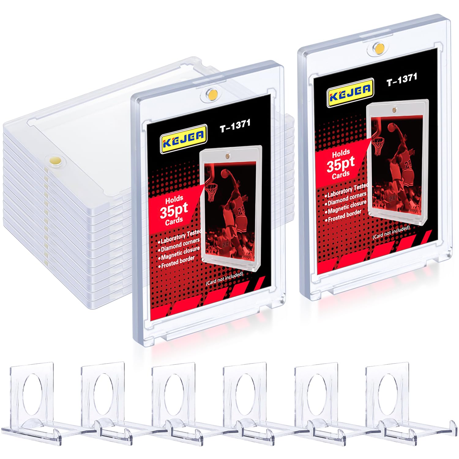 Rayong 6 Set Sammelkarten Hüllen mit Magnet,35pt Magnetic Ca