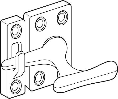 Miniatura 3 de Prime-Line H 3683 - Cerradura de ventana abatible chapado en latón antiguo