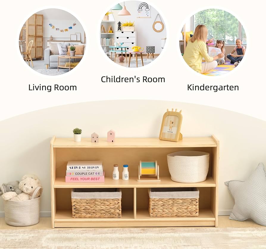 LILY　モンテッソーリ2段棚 LILY モンテッソーリ2段棚 LILY モンテッソーリ2段棚 Amazon｜OOOK 2段