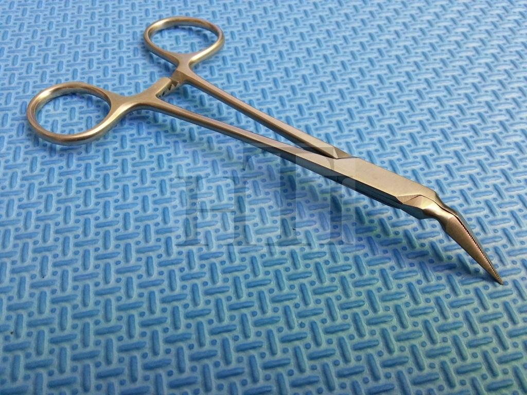 PACIFATED STIEGLITZ Splinter Dental Root Fragment Forceps #753, Tapered, 45º, 5.5" HIGH Grade (HTI BRAND)