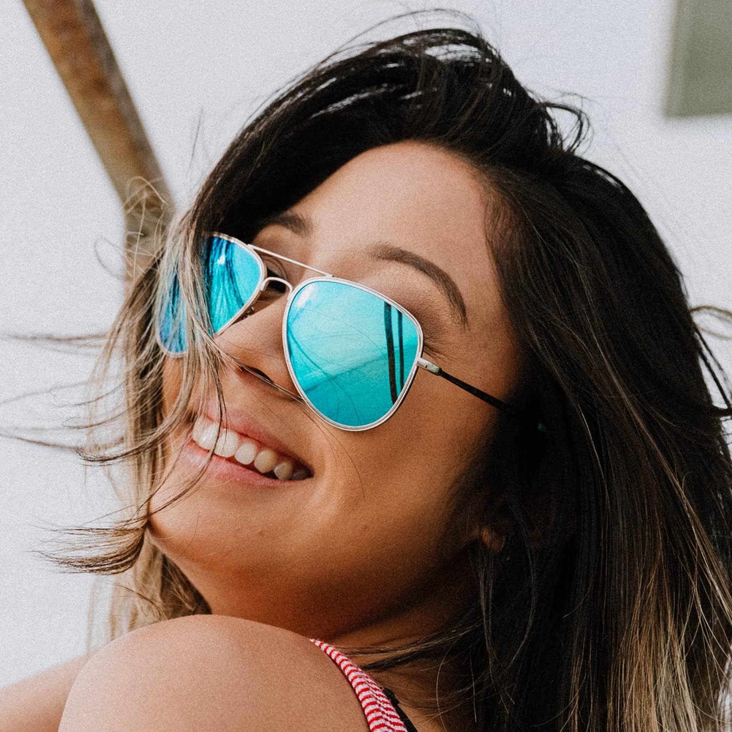 Blenders Eyewear A Series – Aviator Style Polarized Sunglasses – 100% UV Protection – For Men & Women - Image 6