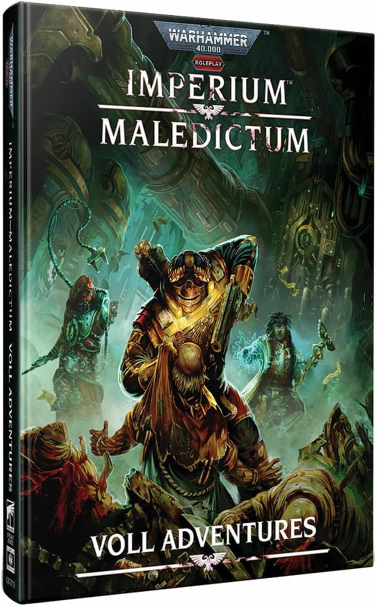 Warhammer 40,000 Imperium Maledictum VOLL Adventures | Ages 14+ | RPG Supplement – Grim Hive World Campaign Sourcebook with 5 Scenarios