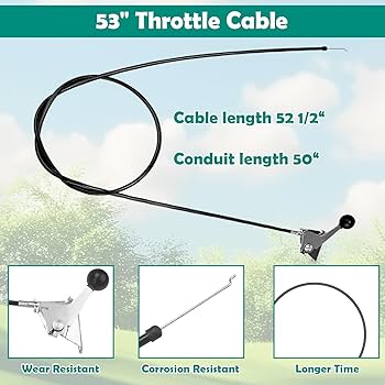 Amazon.com : 055-8020-00 055802000 Throttle Control Cable