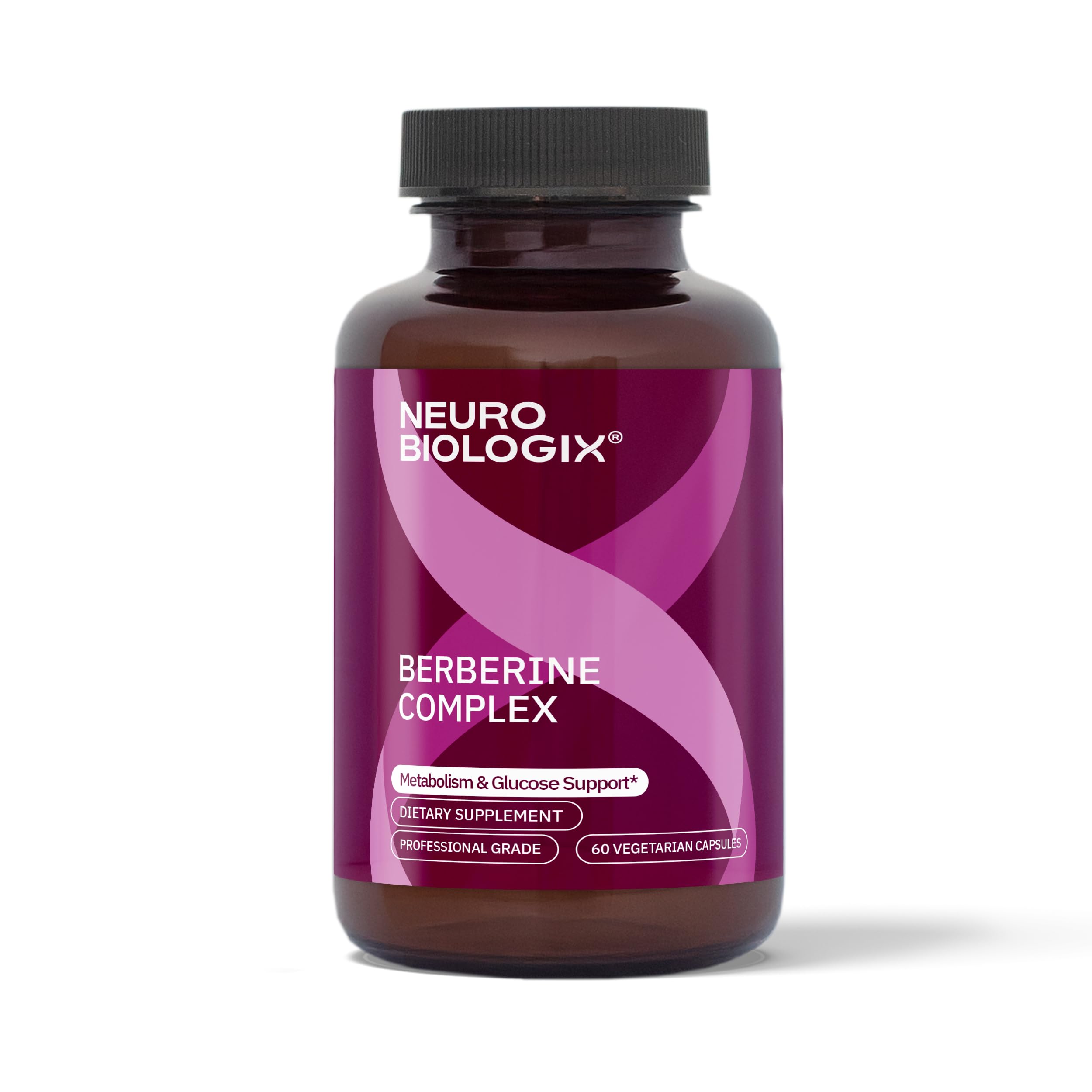 Neurobiologix Berberine Complex, Metabolic & Weight Management Support Supplement with Alpha Lipoic Acid, Biotin & Chromium for Blood Sugar Balance & Heart Health, Gluten Free, 60 Vegetarian Capsules