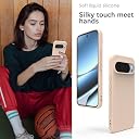 YATWIN Silicone Back Case for Google Pixel 10 Pro XL, Soft-Touch, Shockproof Phone Back Cover for Google Pixel 10 Pro XL - Light Pink gallery image