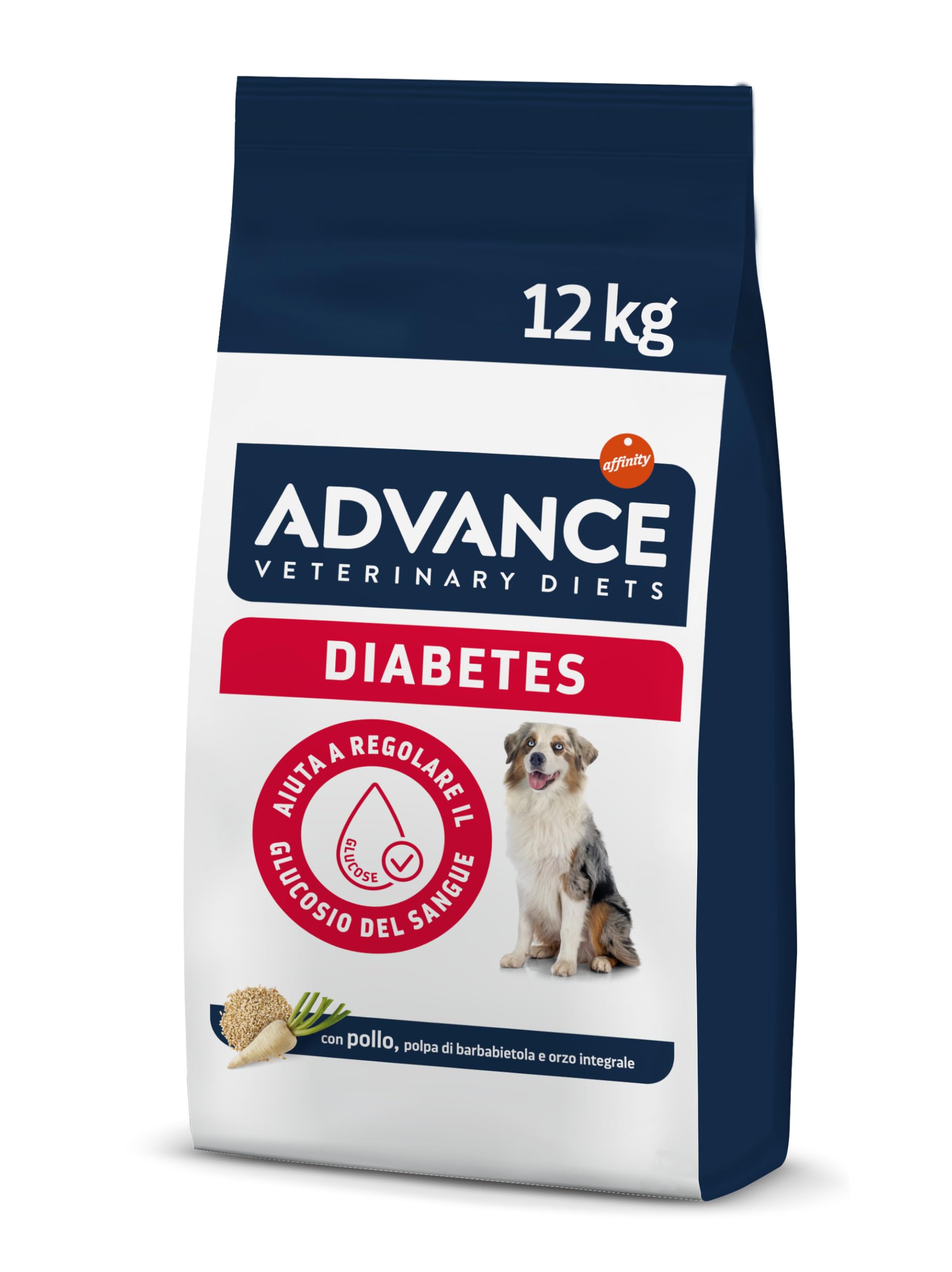 Advance Veterinary Diets - Diabetes Colitis - Cibo per Cani con - 12kg