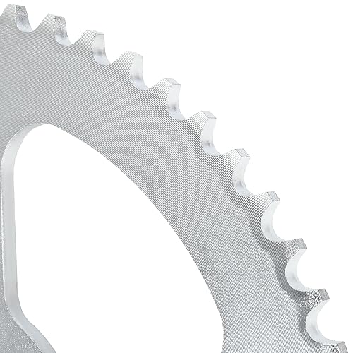 Miniatura 4 de YOXUFA Go Kart Sprocket 4041420 Piñón de cadena 60T con orificio de 2-18 pulgadas, 8 agujeros para Go Kart Cart Mini Bike Powersports piezas