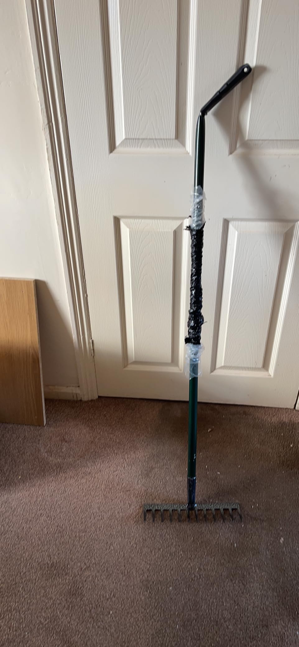 rightclick Garden Rake Heavy Duty 12 Teeth Carbon Steel Rake For ...