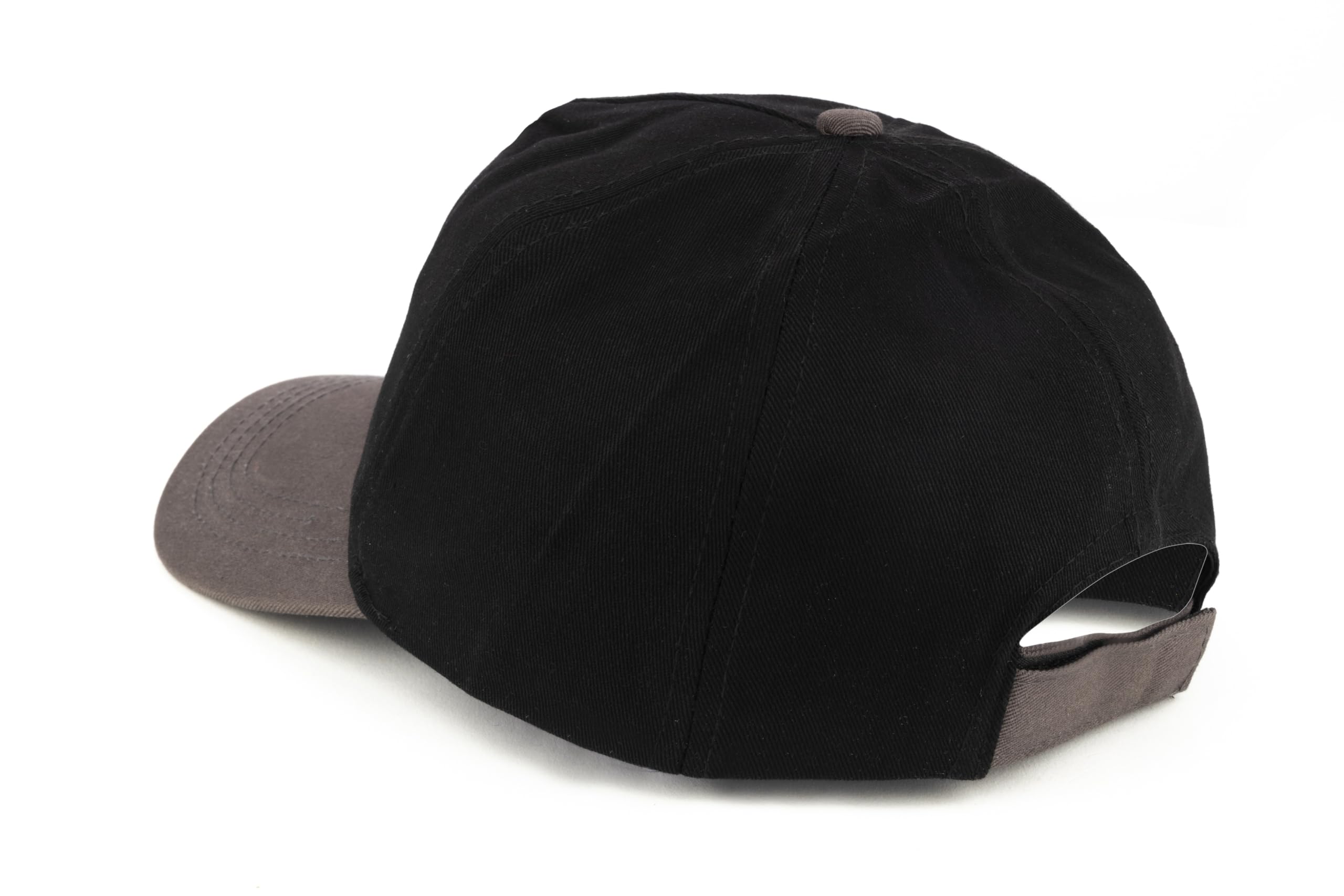 PrimeBox Head Caps for Men Unisex Mens Caps with Adjustable Strap in Summer for Men Caps All Sports Cap for Girls caps Gym Cap Sports Caps for Men Pack of 1 (Black 5Panel DC Darkgrey) 1