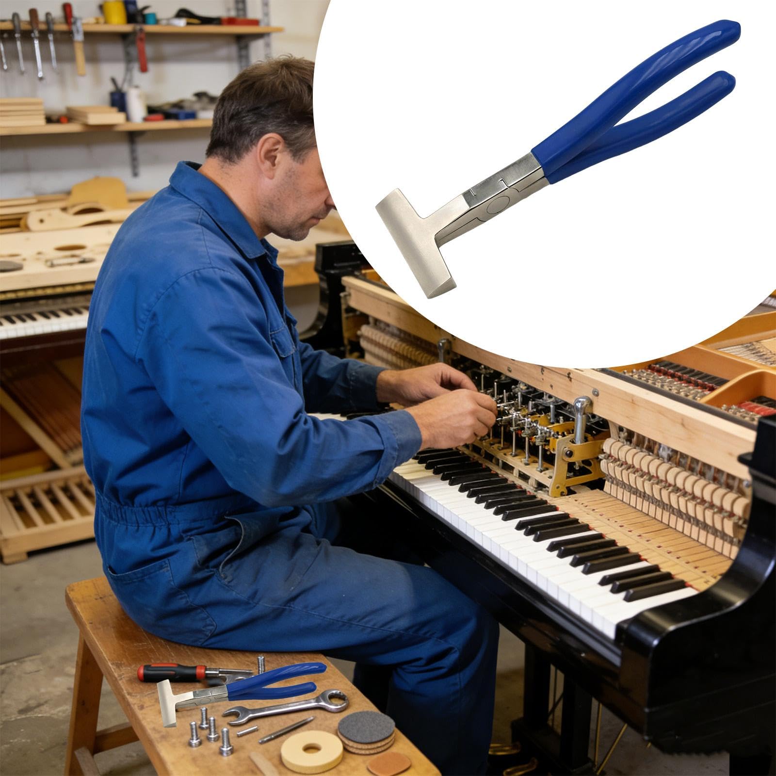 Qianly per Smorzare Il Pianoforte Accessori per Strumenti Musicali per Suonare