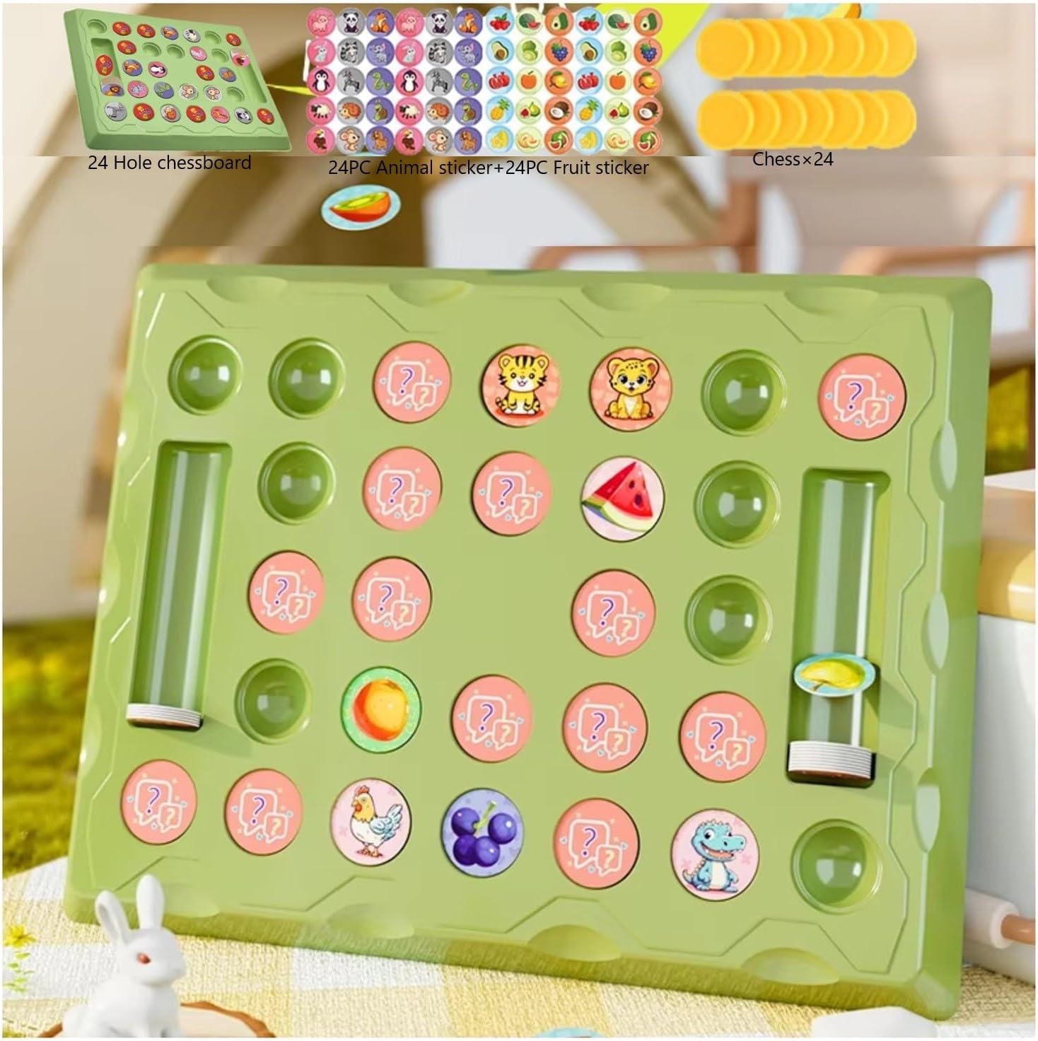 Animal Fruit Flip Memory Chess Game 2025 New Animal Flip