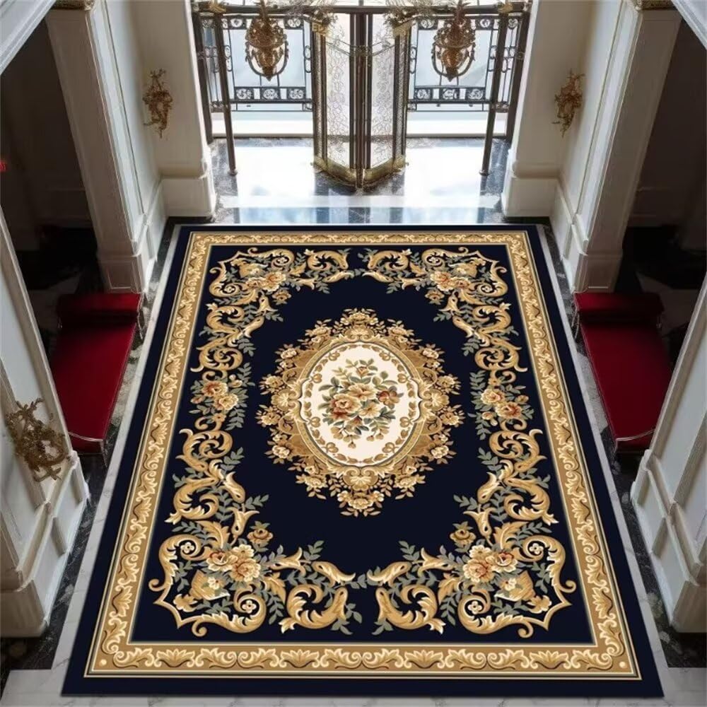 Tapis de salon lavable en machine pour éliminer les taches facilement 50x80