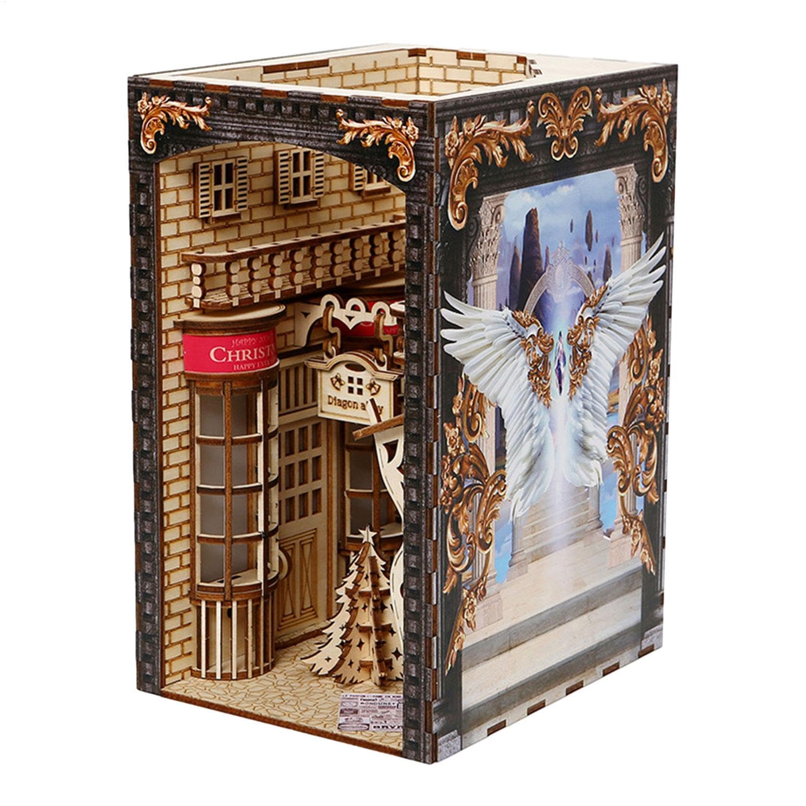 Booknook Kit 3D de Alta Precisión con Iluminación LED Integrada