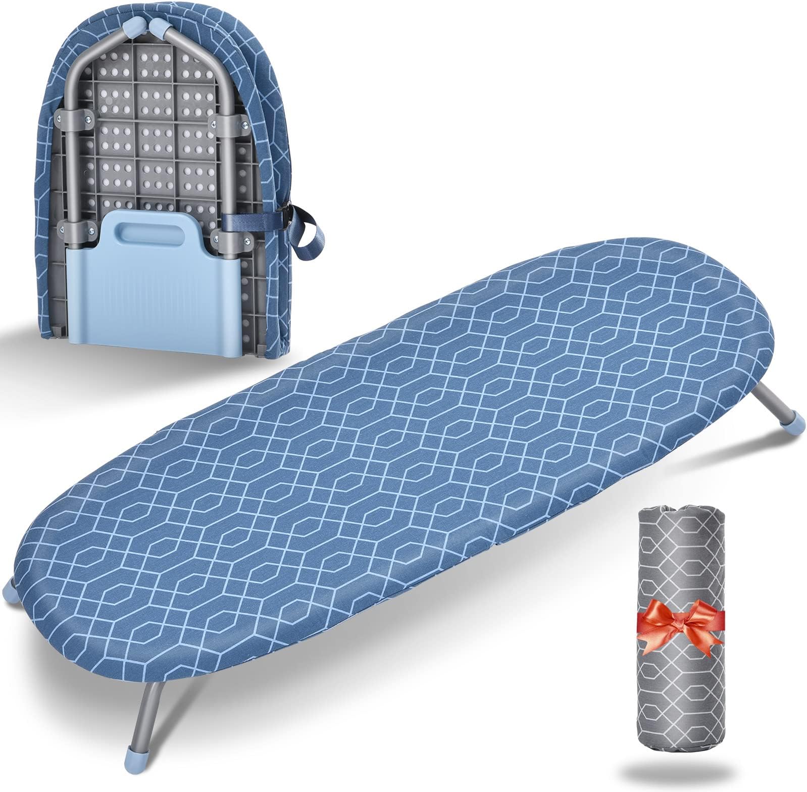 Tabletop Ironing Board with Folding Legs, Small Ironing