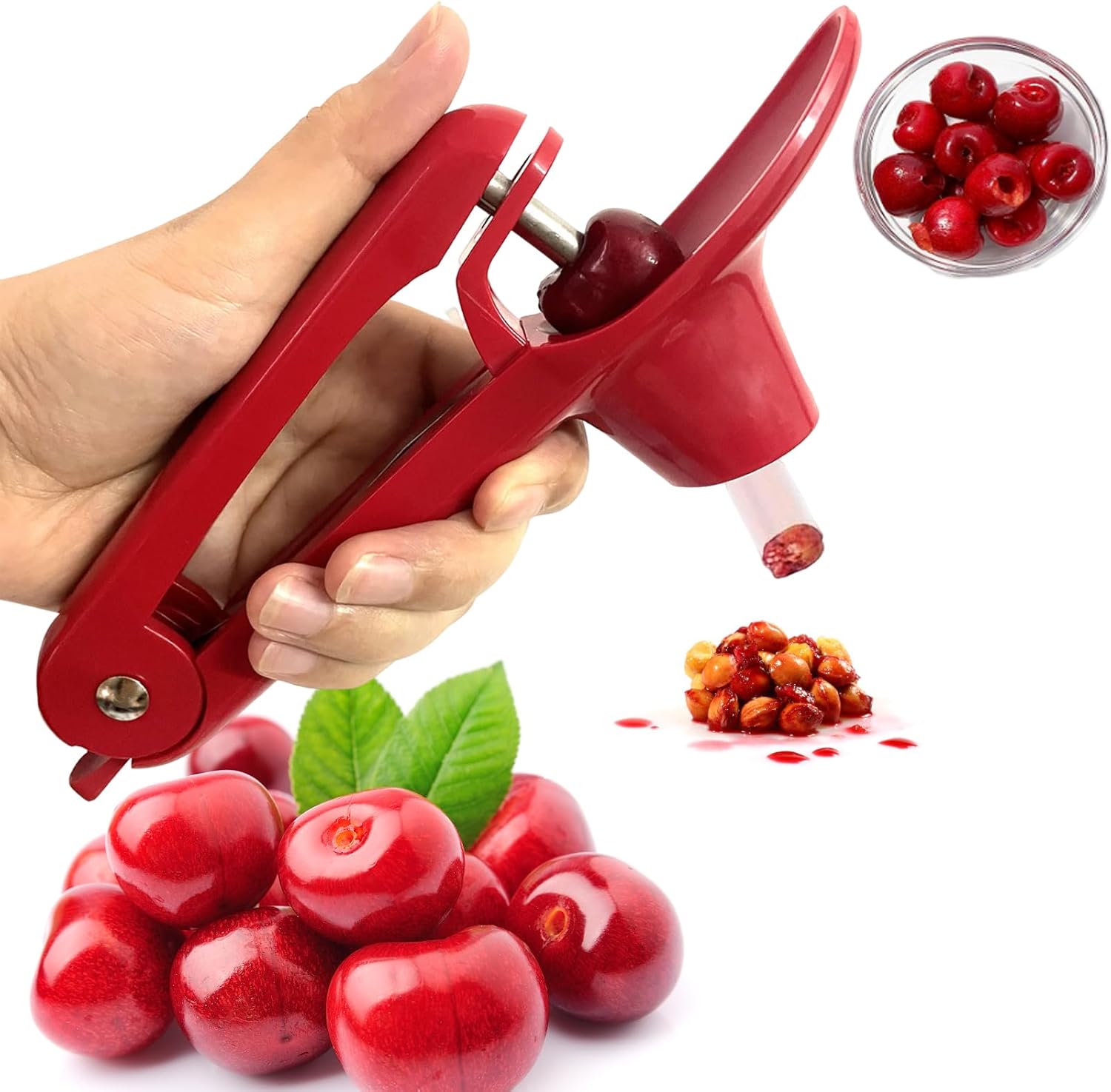 Cherry Pitter HeavyDuty Stainless Steel Olive and Cherry