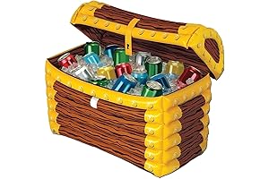 Beistle Inflatable Treasure Chest Cooler Party Accessory: Keep Your Drinks Ice Cold in Style