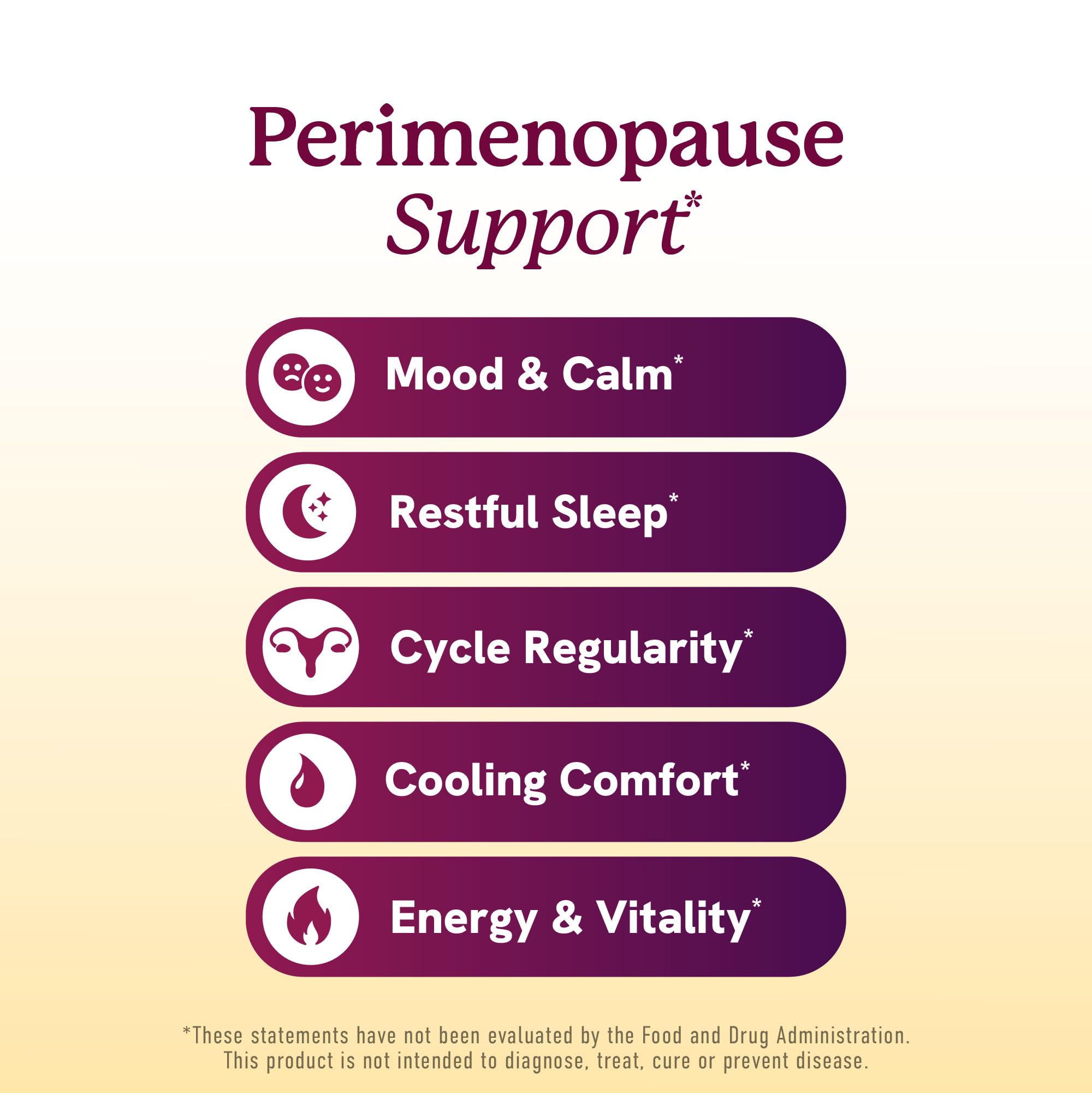 Perimenopause Support for Women Supplement, Hormone Balance, Mood & Sleep — Amazon image 2