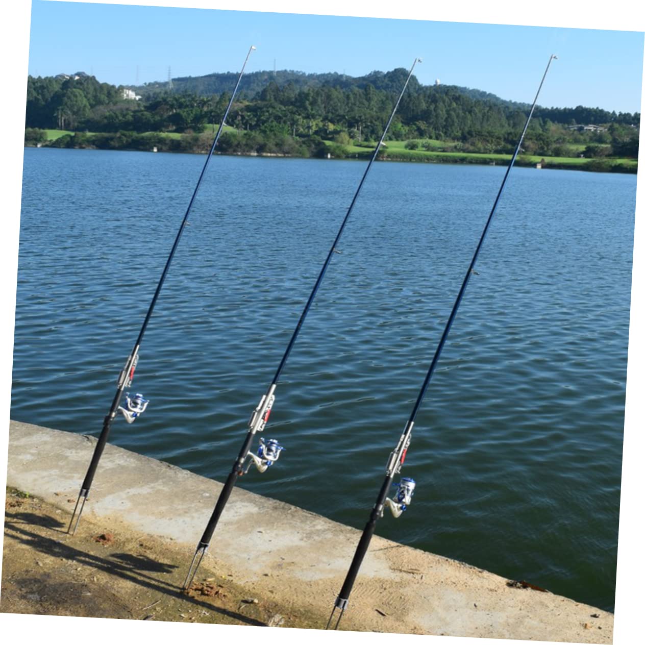 Toyvian 2.7m Equipo De Pesca Completo Caña Telescópica Automática Duradera Mango Antideslizante