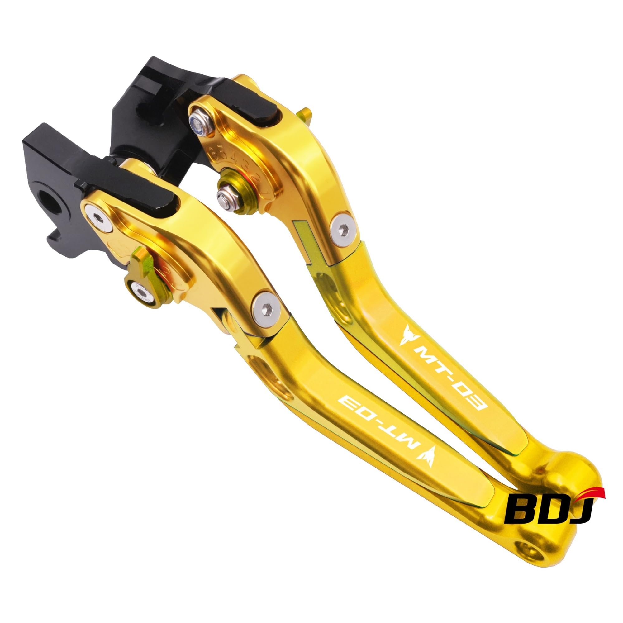 Wkdyriwo For Gd Gd Gd-Gd Brake Clutch Lever Motorcycle Adjustable Folding Levers Set For Yam&Aha Mt-03 2015-2020 Bdj Mt03 2020 Motorcycle Brake Clutch Levers