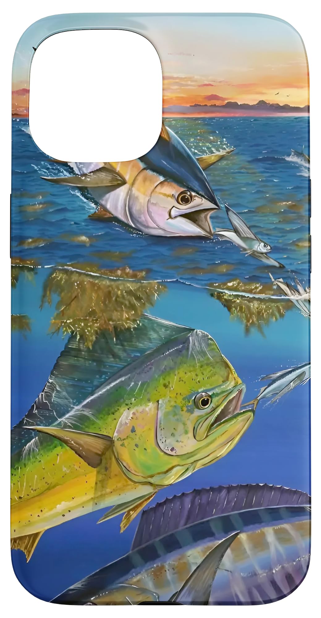 Cute Mahi Mahi Fishing Fish Tuna Beach Case for iPhone 15