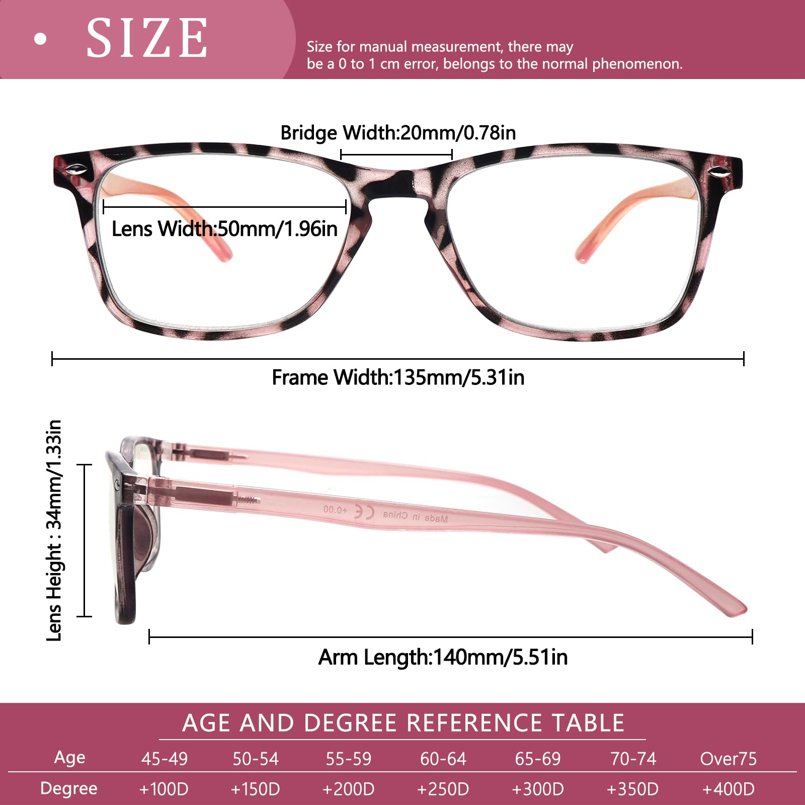 Paquete de 6 lentes de lectura para mujeres y hombres, con bisagra de resorte, bloqueo de luz azul, antifatiga ocular, lectores de computadora