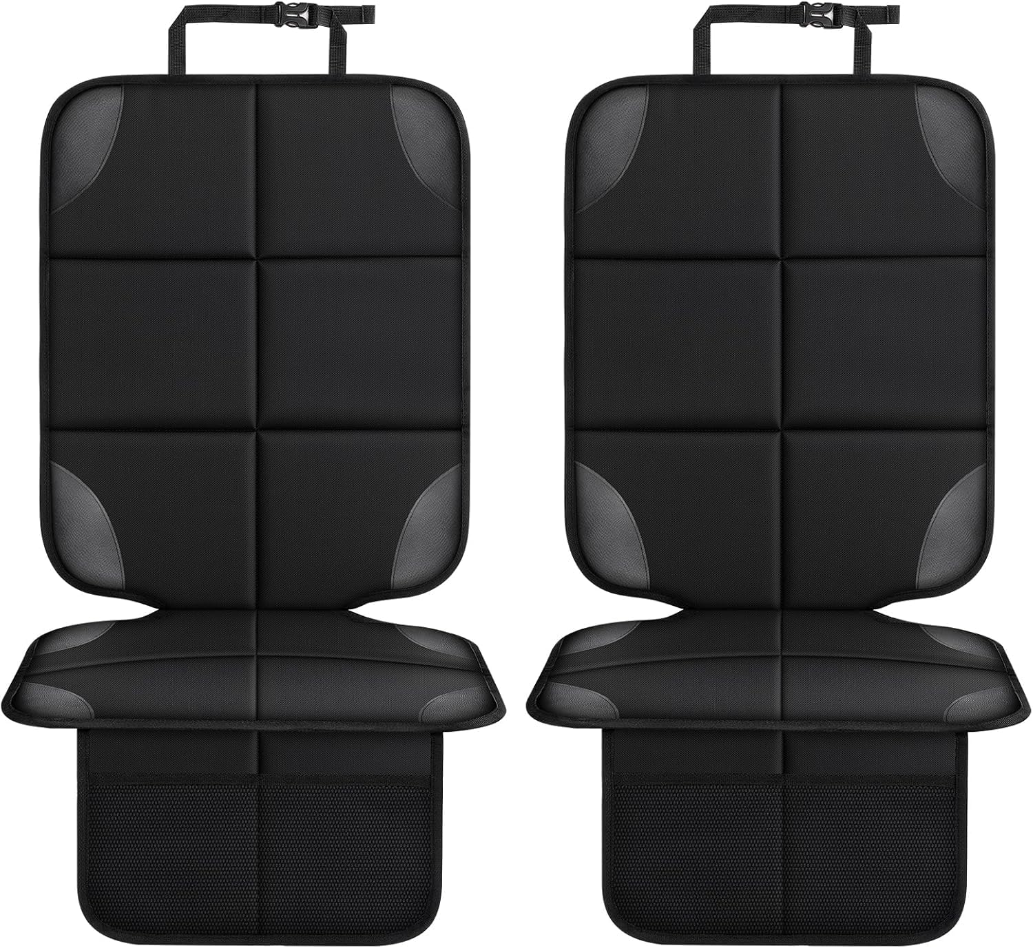 DATONGERGOUZI 2 Pcs Car Seat Protector for MG MG4 (2022+) [EV], Backseat Organizer Waterproof Leatherette Protective Guard Scratch Seat Cover