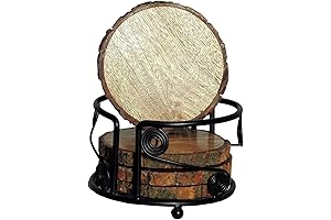 Rustic Wood Coasters: A Touch of Nature for Your Tableware