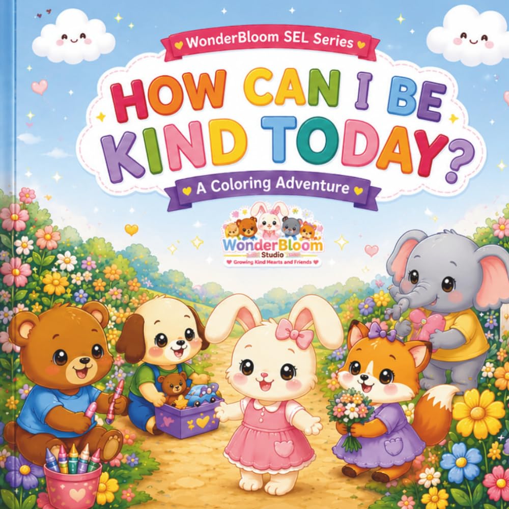 How Can I Be Kind Today: A Coloring Adventure (WonderBloom SEL Series)