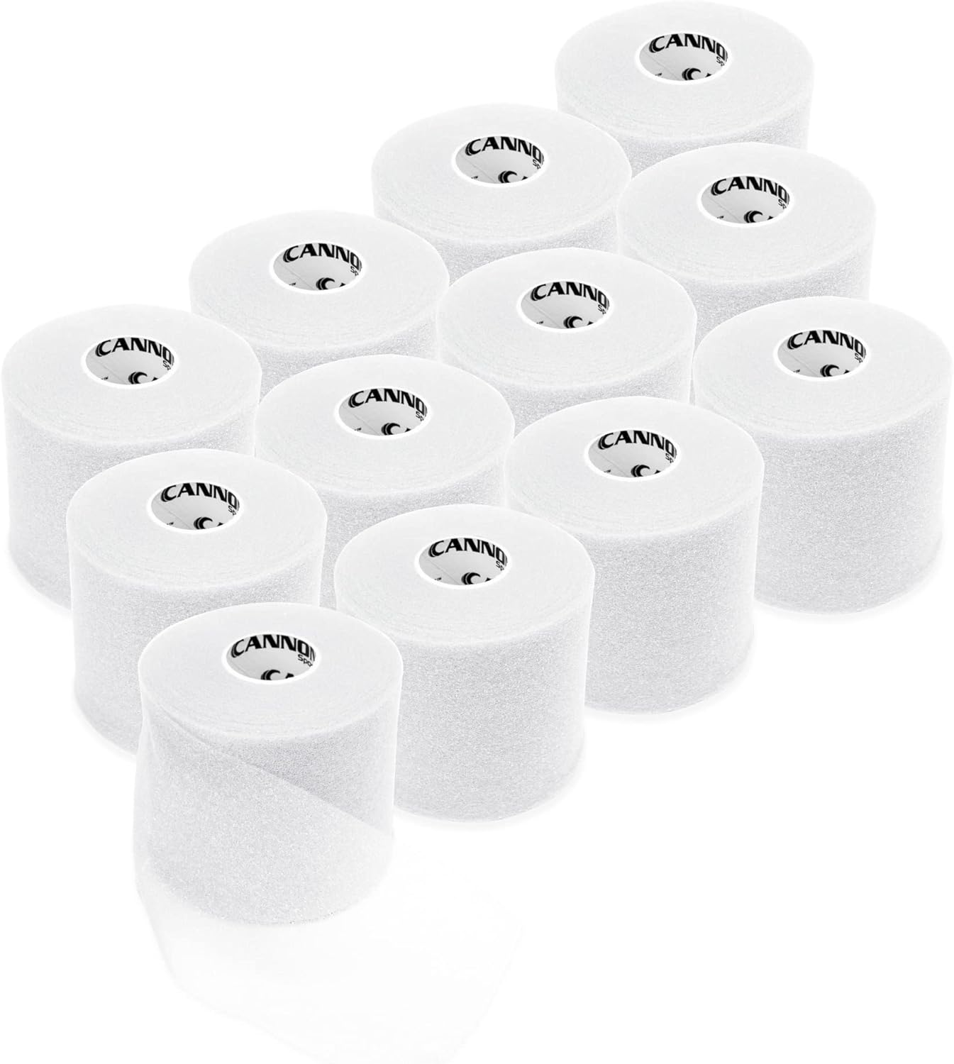 Cannon Sports Pre-Wrap 12-Pack 30 Yards Each Roll 12 Rolls Athletic Tape Wraps