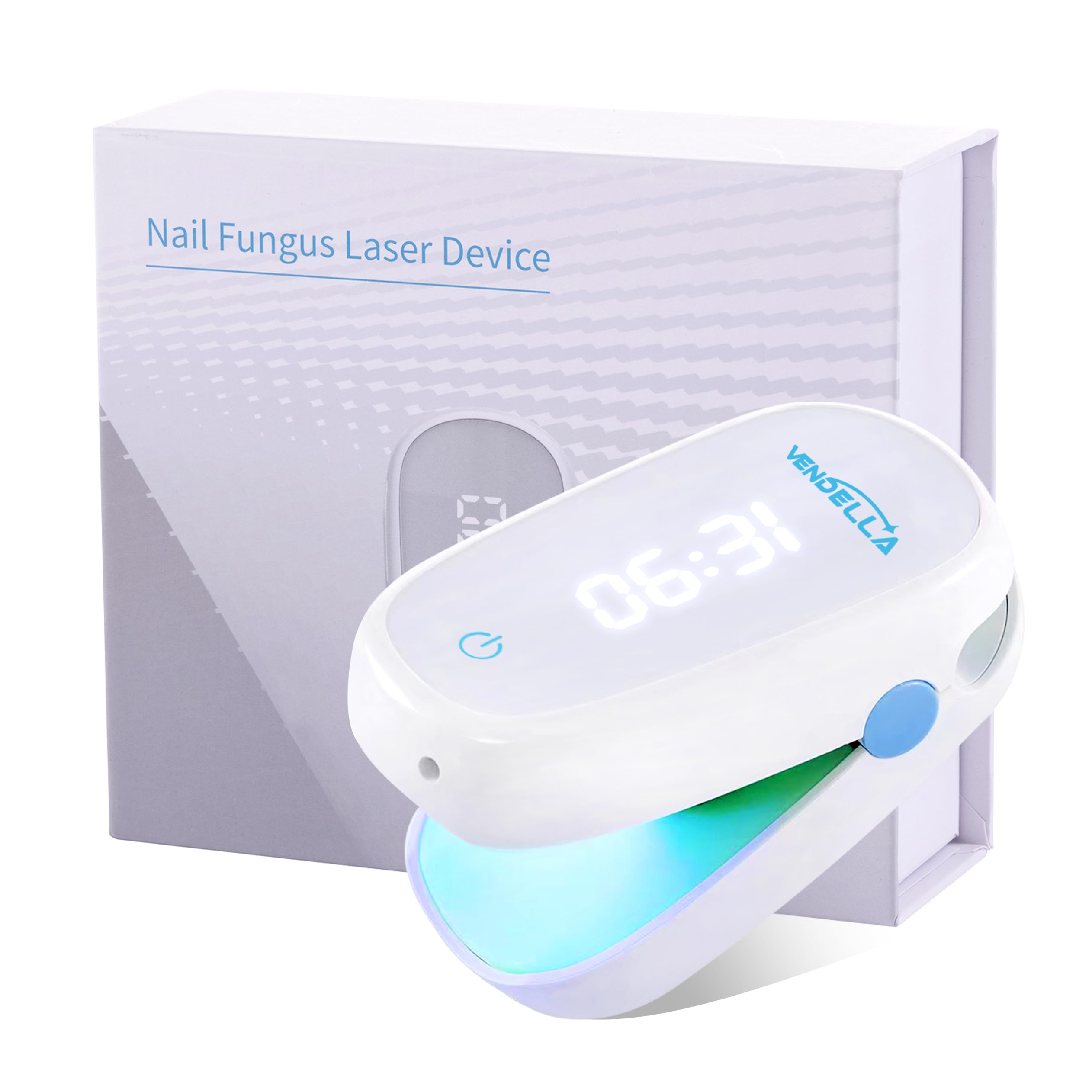 Dispositivo per il Trattamento Funghi Delle Unghie, Trattamento Portatile Funghi Delle Unghie Terapia con Luce Blu Altamente Efficace, Dispositivo Raggi Infrarossi del Fungo del Chiodo Della