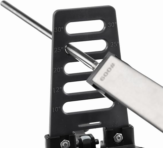 Edge proSHARP 10-30° Professional Diamond Knife Sharpener Adjustable Sharpening Angle Robust Suction Base Perfect for Ceramic and Steel Blades Professional Grinding