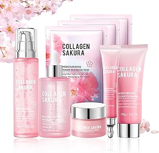 Juego de 8 piezas de cuidado de la piel Sakur...