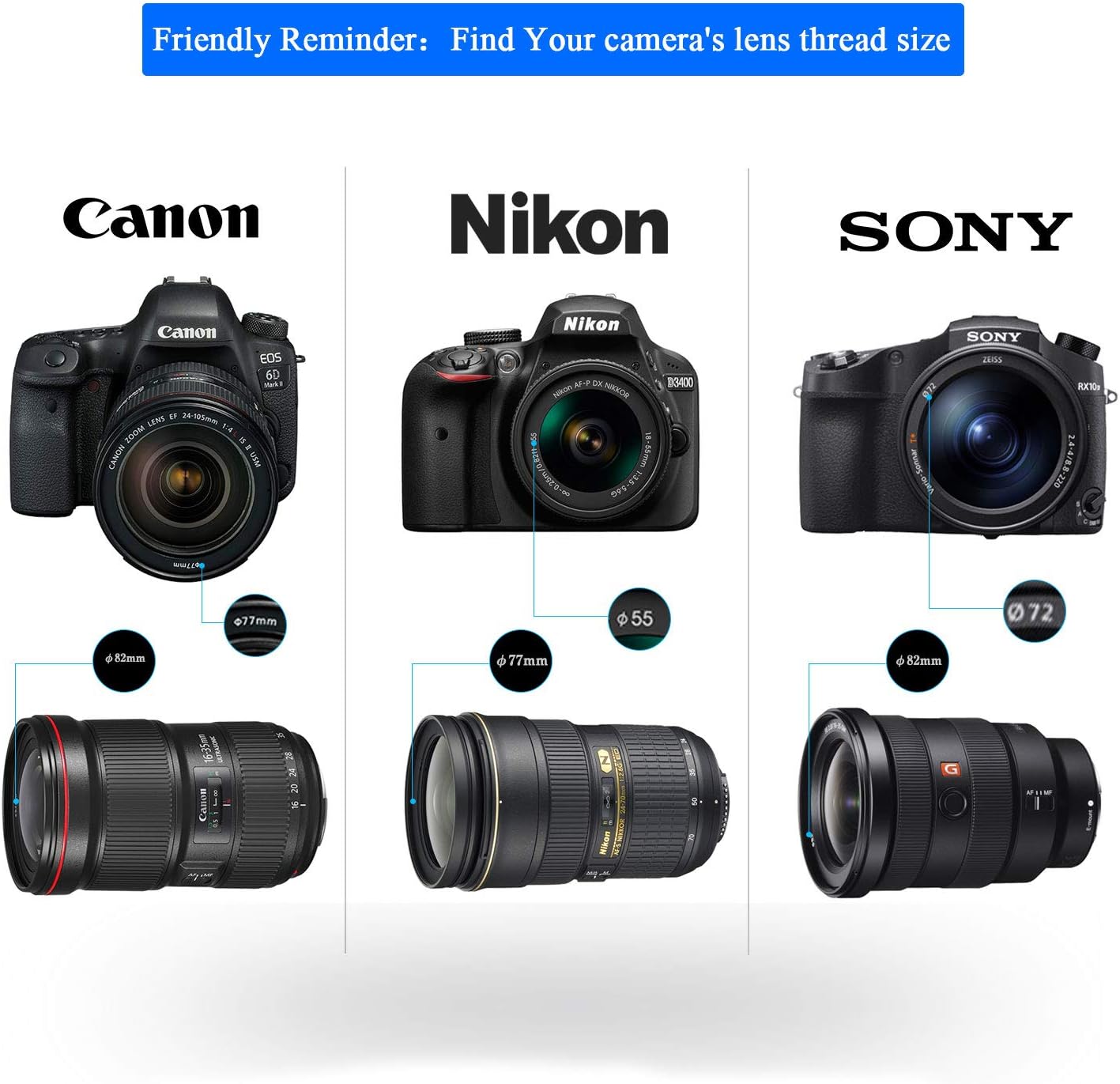 80% Off Discount LENSKINS 82mm ND 1000 Filter, 10 Stop Neutral Density Filter for Camera Lenses, 16-Layer Multi-Resistant Coated, German Optics Glass, Weather-Seal ND Filter with Lens Cloth