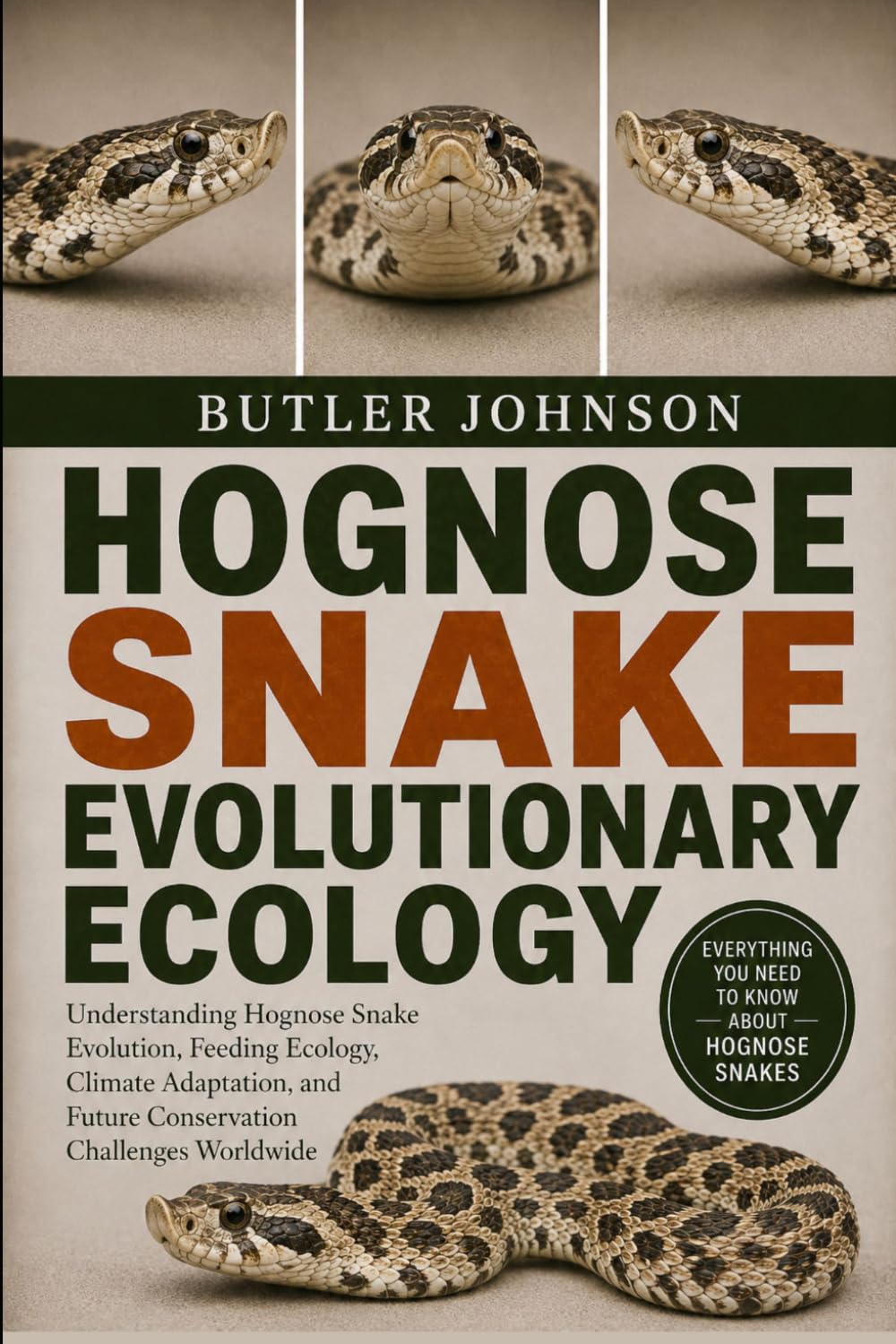 HOGNOSE SNAKE EVOLUTIONARY ECOLOGY: Understanding Hognose Snake Evolution, Feeding Ecology, Climate Adaptation, and Future Conservation Challenges Worldwide