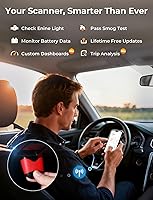 Vista 2 de AUTOPHIX Escáner OBD2 3210 Bluetooth, lector de código inalámbrico para automóvil, comprueba la luz del motor y la batería, herramienta de escáner