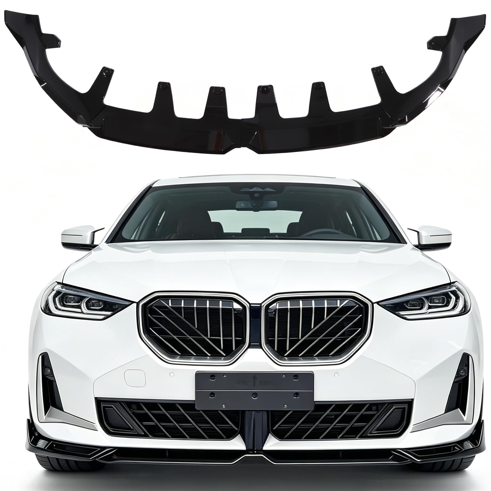 Amazon | BMW X3 G45 2025 2026 M50用フロントバンパーリップ