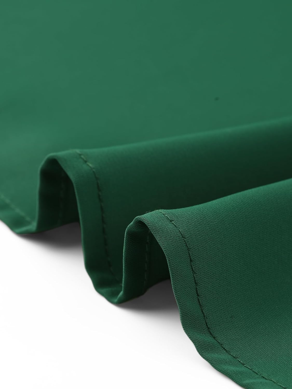 Allegra K Women's Bow Tie Neck V Neck Stand Collar Short Mesh Sleeve Blouse - Image 6