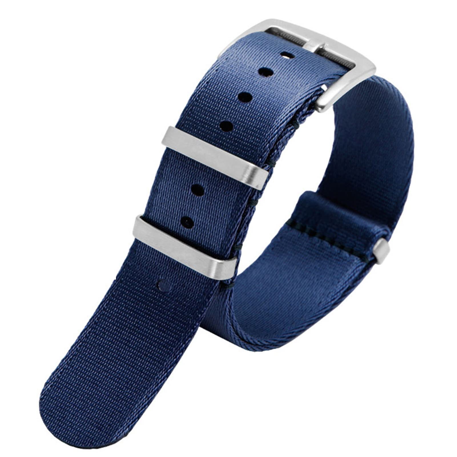 20 mm 22 mm NATO Nylongewebe Uhrenarmband Sport Militär Fallschirmband Uhrenarmband Armband für Seiko/Omega/Rolex 300 (Farbe: S03, Größe: 20 mm)