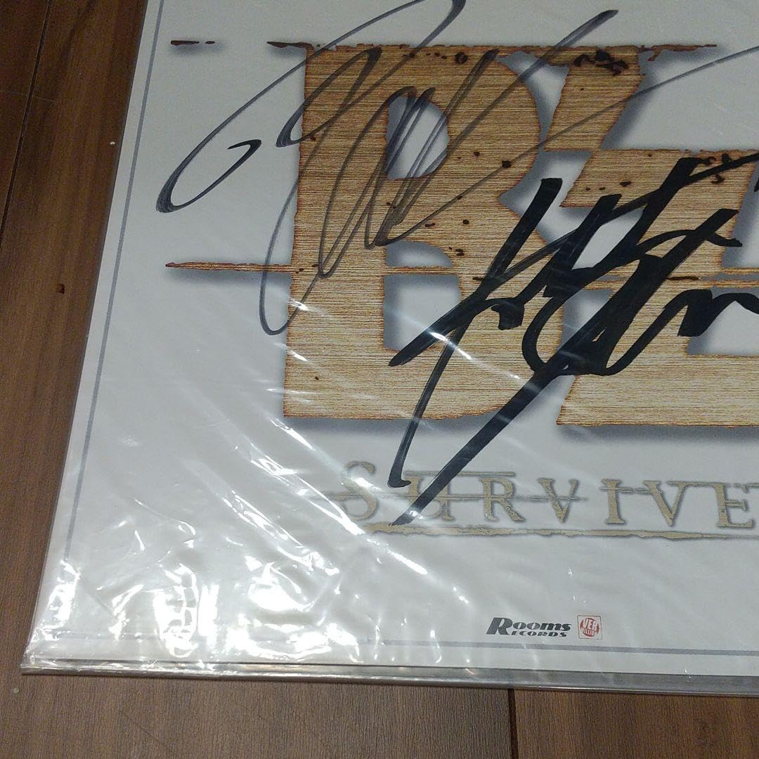 Amazon.co.jp: B'z サイン 貴重 1998年 SURVIVE 90年代 : 文房具
