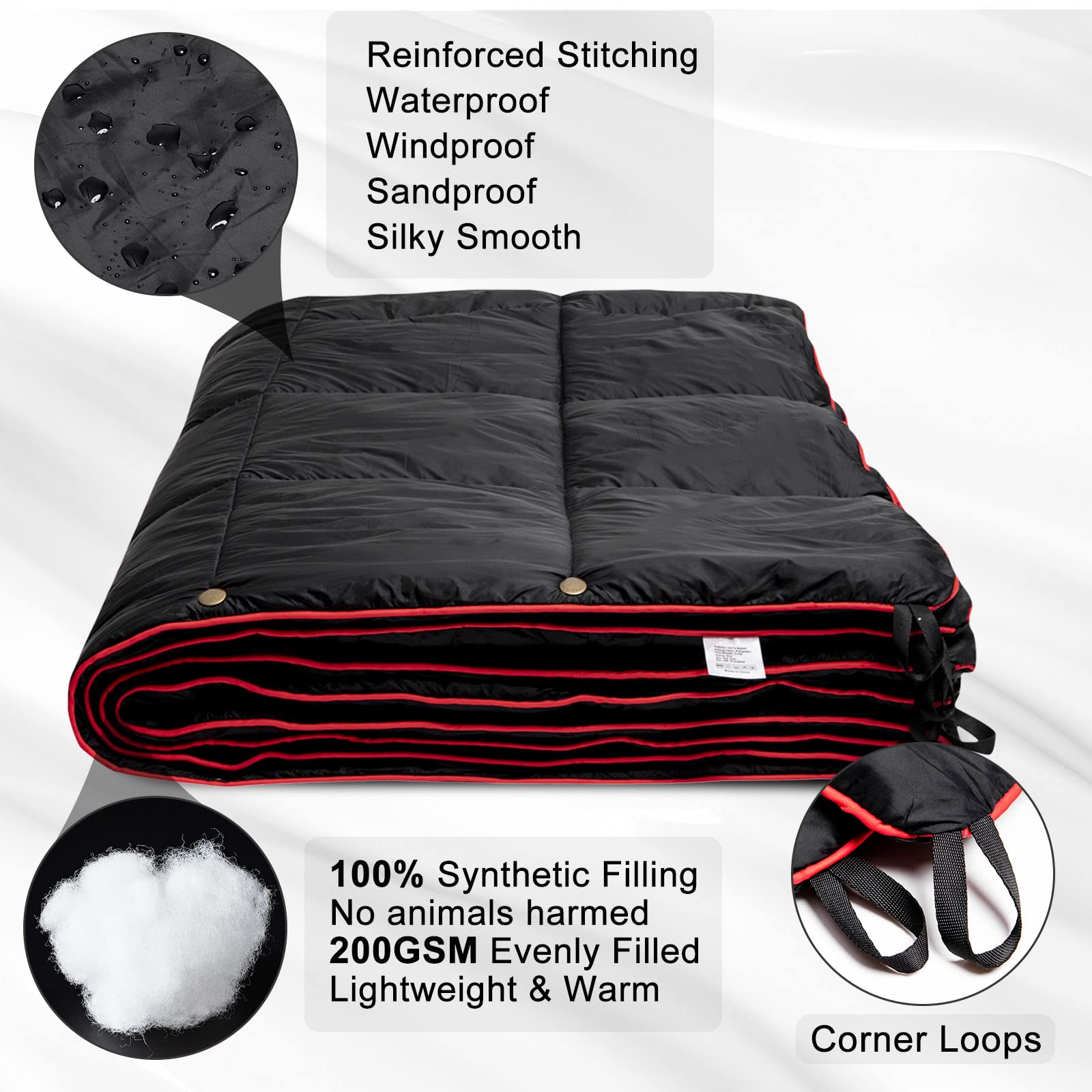Manta De Camping Plegable E Impermeable Cálida Acamp... | Cuotas Sin Interés